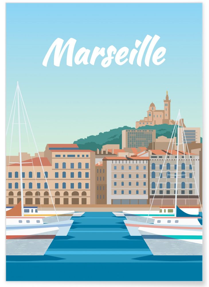 Affiches - AFFICHES ILLUSTRATIONS VILLES DE FRANCE - L'AFFICHERIE