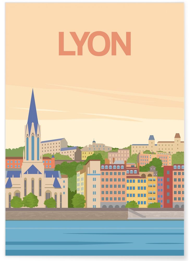 Affiches - AFFICHES ILLUSTRATIONS VILLES DE FRANCE - L'AFFICHERIE