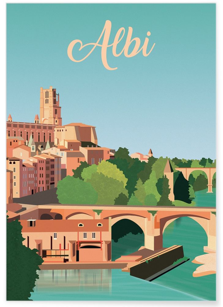 Affiches - AFFICHES ILLUSTRATIONS VILLES DE FRANCE - L'AFFICHERIE