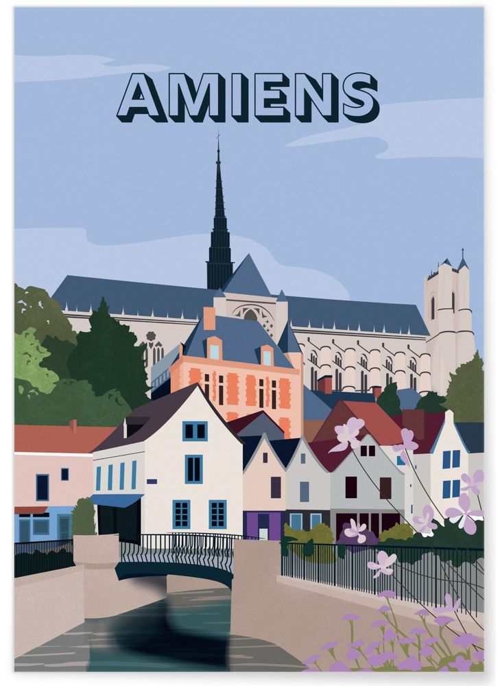 Affiches - AFFICHES ILLUSTRATIONS VILLES DE FRANCE - L'AFFICHERIE