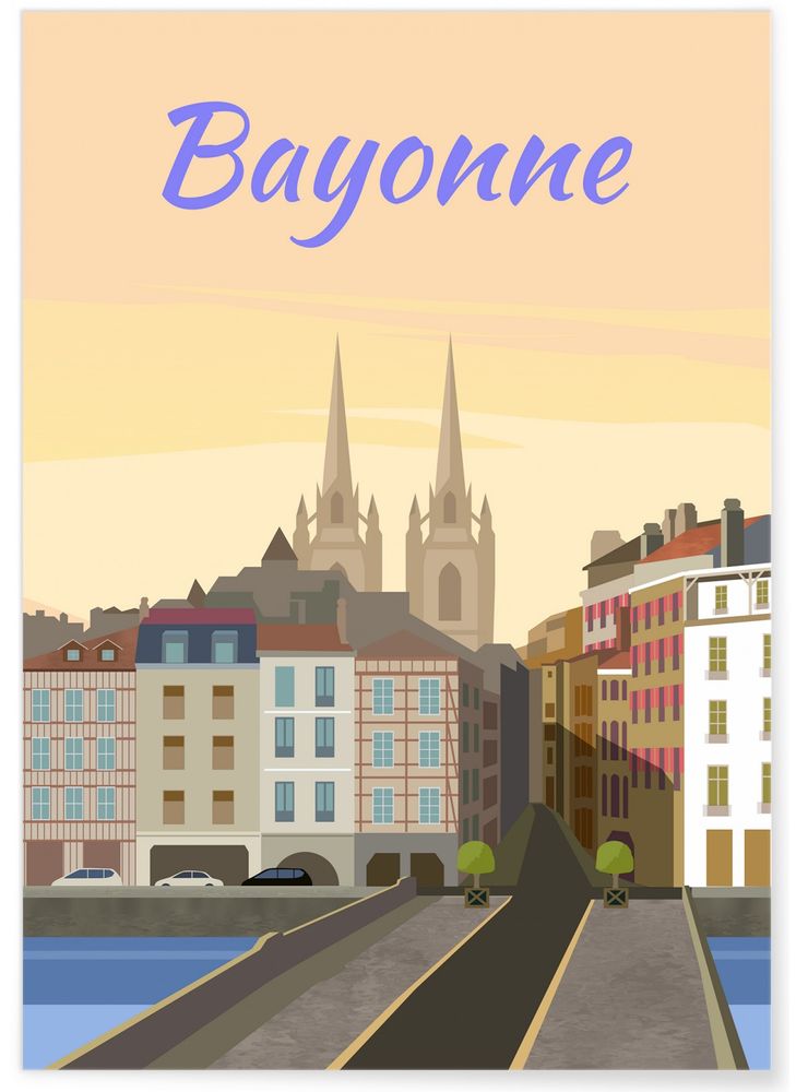 Affiches - AFFICHES ILLUSTRATIONS VILLES DE FRANCE - L'AFFICHERIE