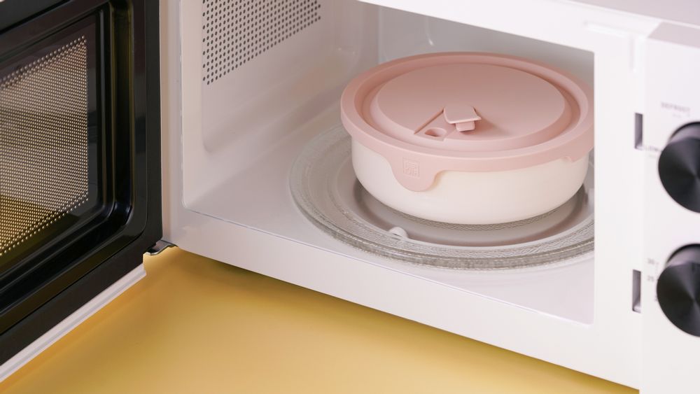 Boîtes de conservation - Boîte à bento en acier inoxydable émaillée allant au micro-ondes - JIA