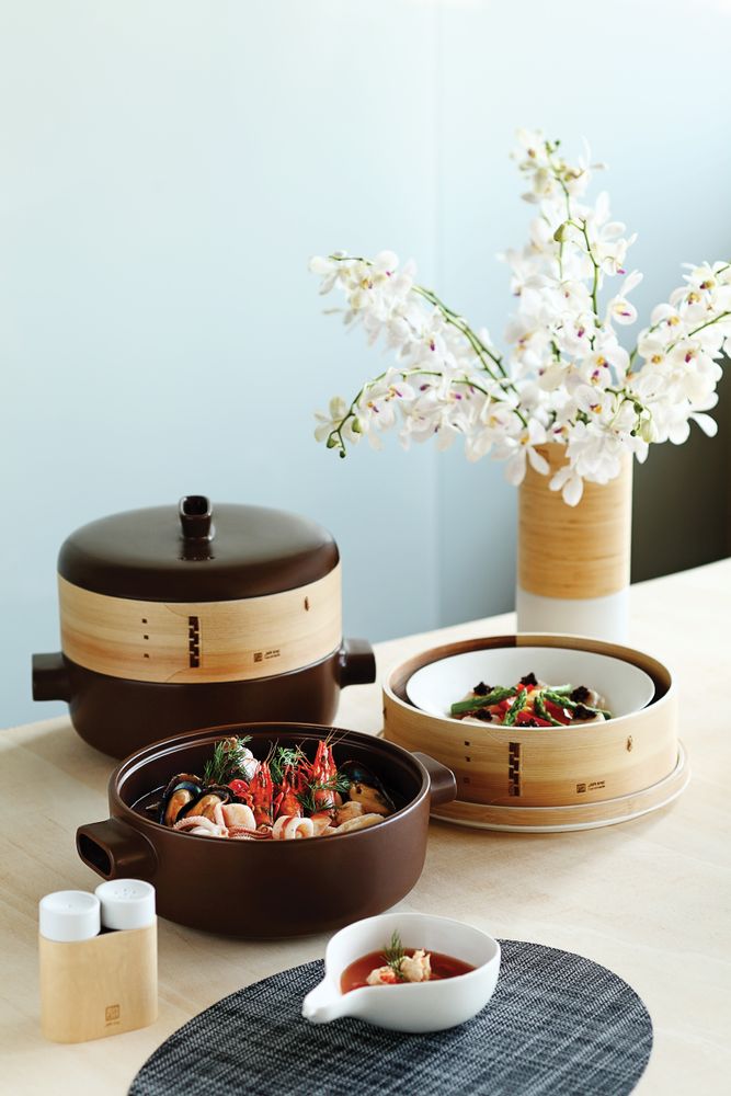 Stew pots - Steamer set, Extra Large Set (Steamer Pot + 1 Basket) - JIA