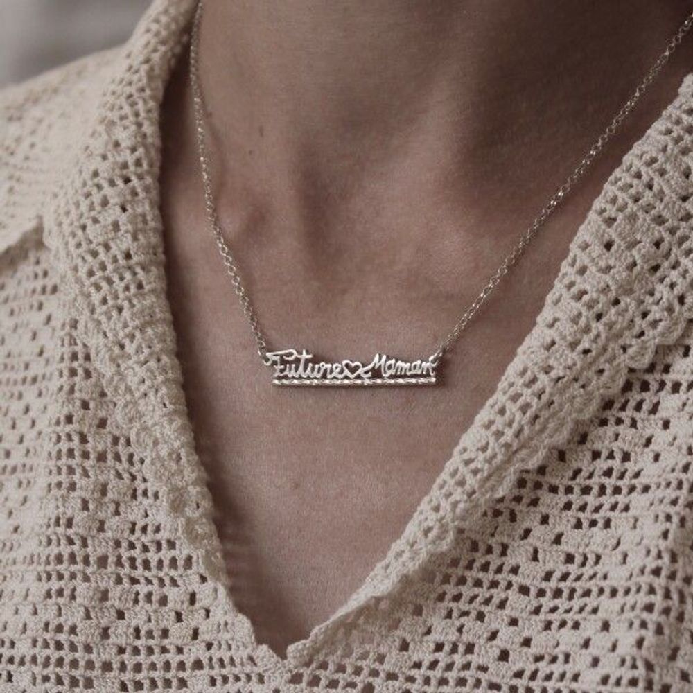 Bijoux - Collier « Future Maman » - L'ATELIER DES CREATEURS