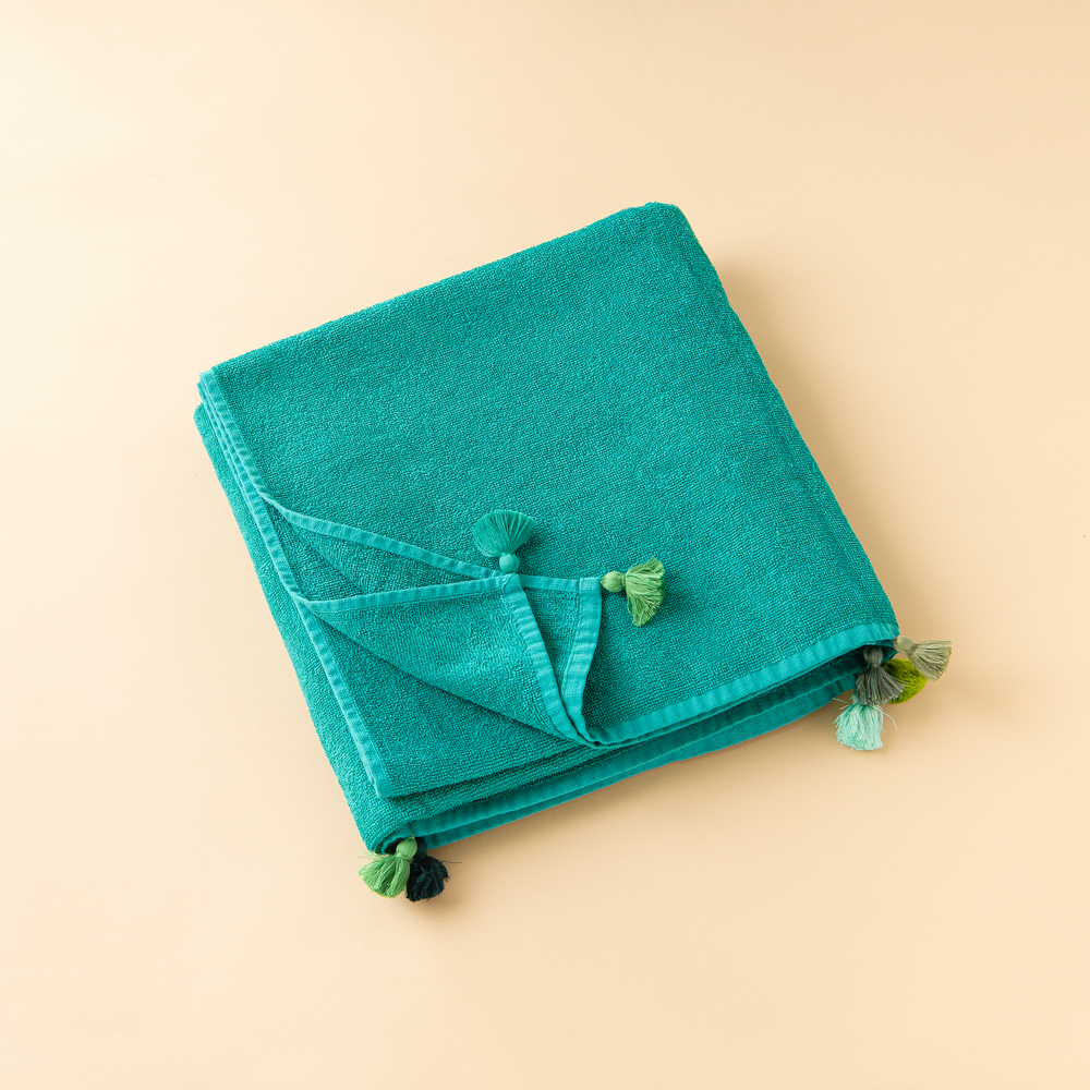 Decorative objects - Beach towel with tassels - MIA ZIA
