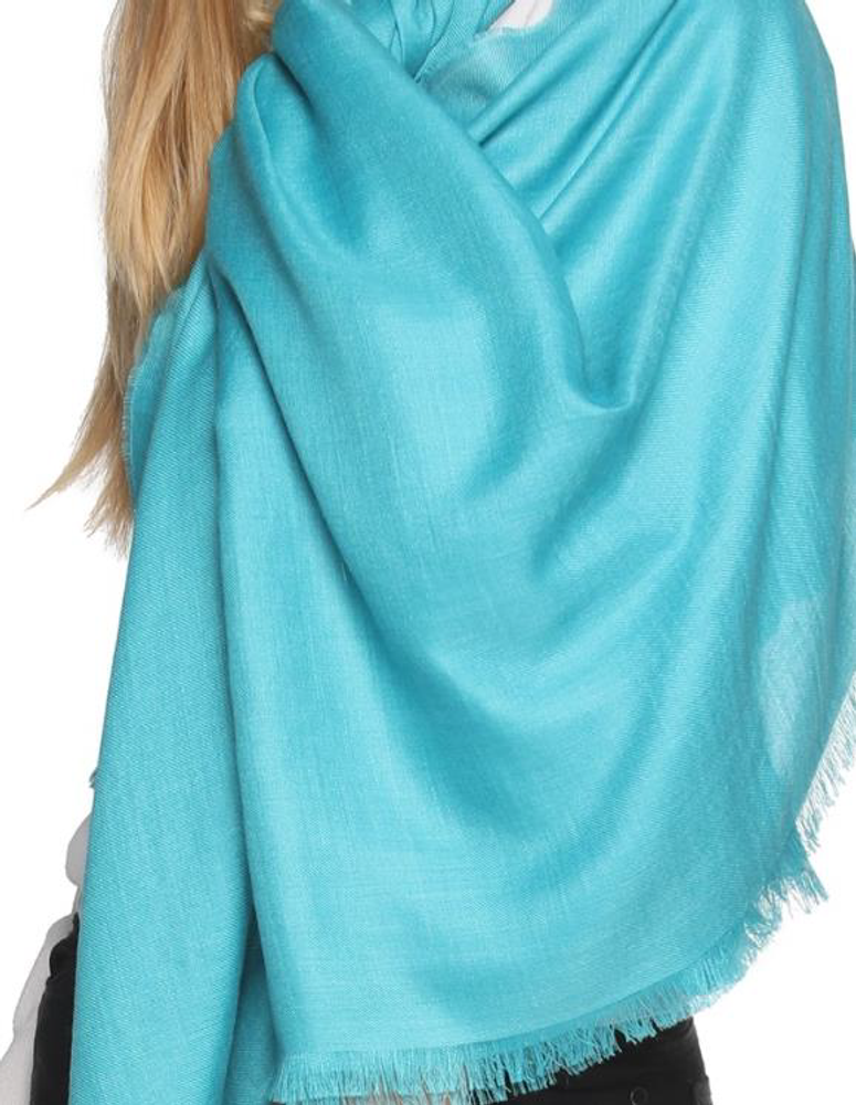 Plaids - CHÂLE 70 % alpaga royal, 30 % soie. Fibres naturelles. Luxe et durabilité - PUEBLO