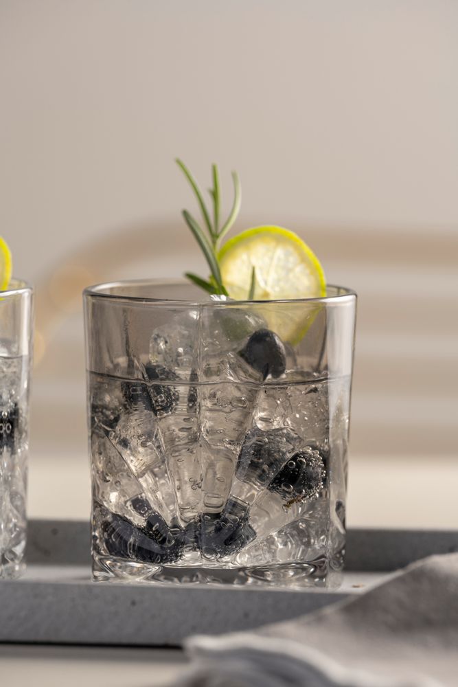 Verres - Capri verre WH 220 ml gris - LEONARDO