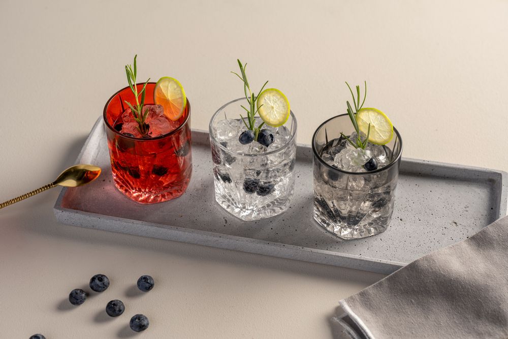 Verres - Capri verre WH 220 ml gris - LEONARDO