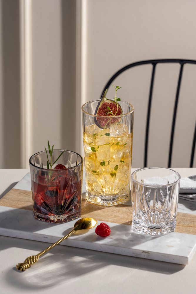 Verres - Capri verre WH 220 ml gris - LEONARDO