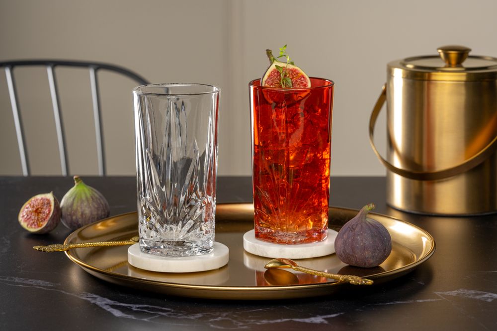 Verres - Capri verre LD 390 ml rouge - LEONARDO