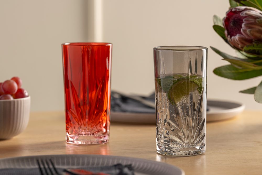 Verres - Capri verre LD 390 ml rouge - LEONARDO