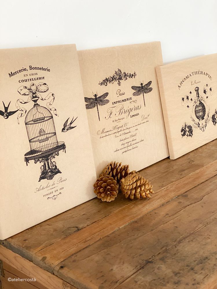 Cadeaux - Les petits cadres sur toile de coton - ATELIER COSTÀ