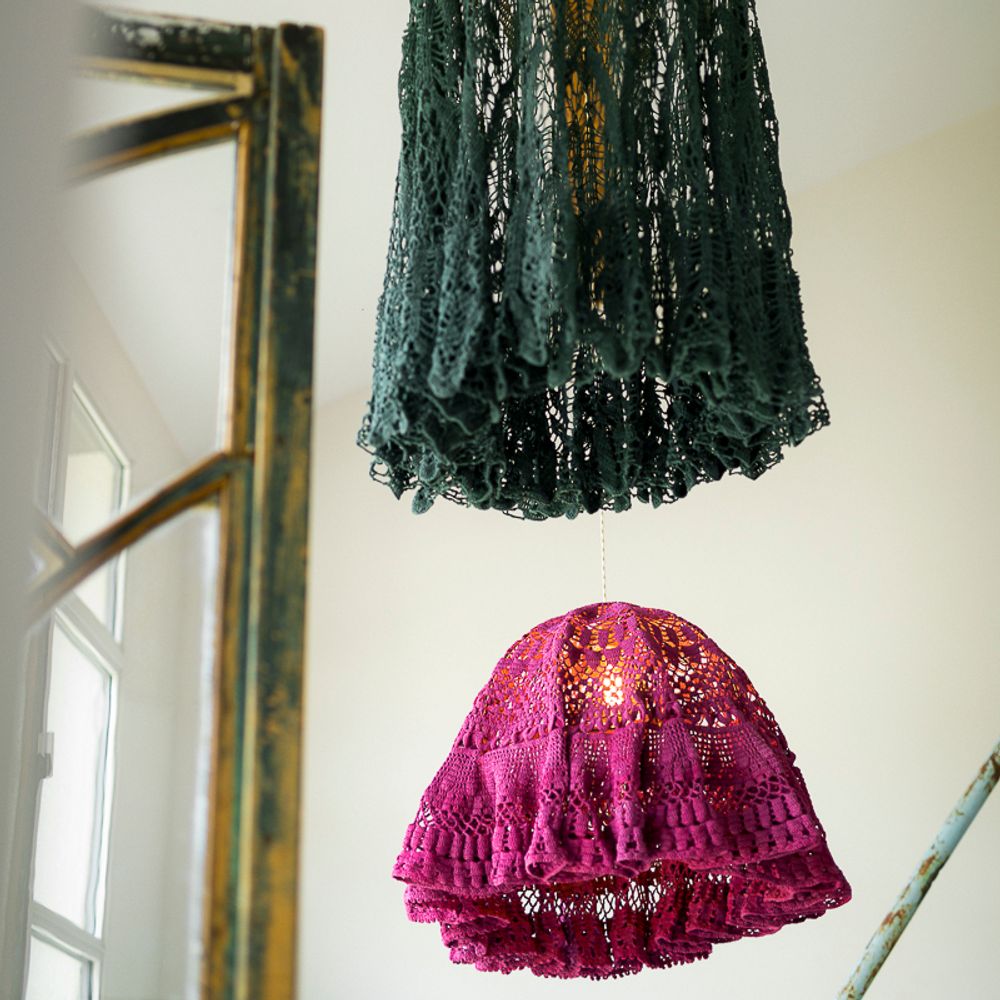 Objets de décoration - DES SUSPENSIONS - ROSE VELOURS