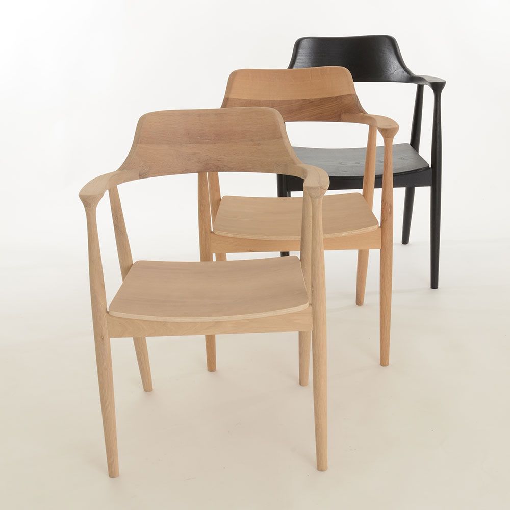 Chairs - HIROSHIMA Chair - Oak or Ash - JOE SAYEGH PARIS