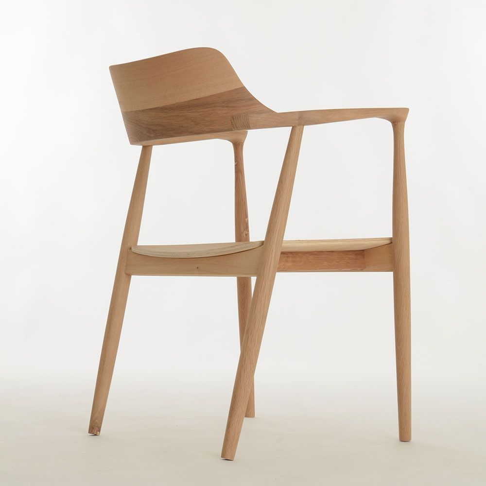 Chairs - HIROSHIMA Chair - Oak or Ash - JOE SAYEGH PARIS