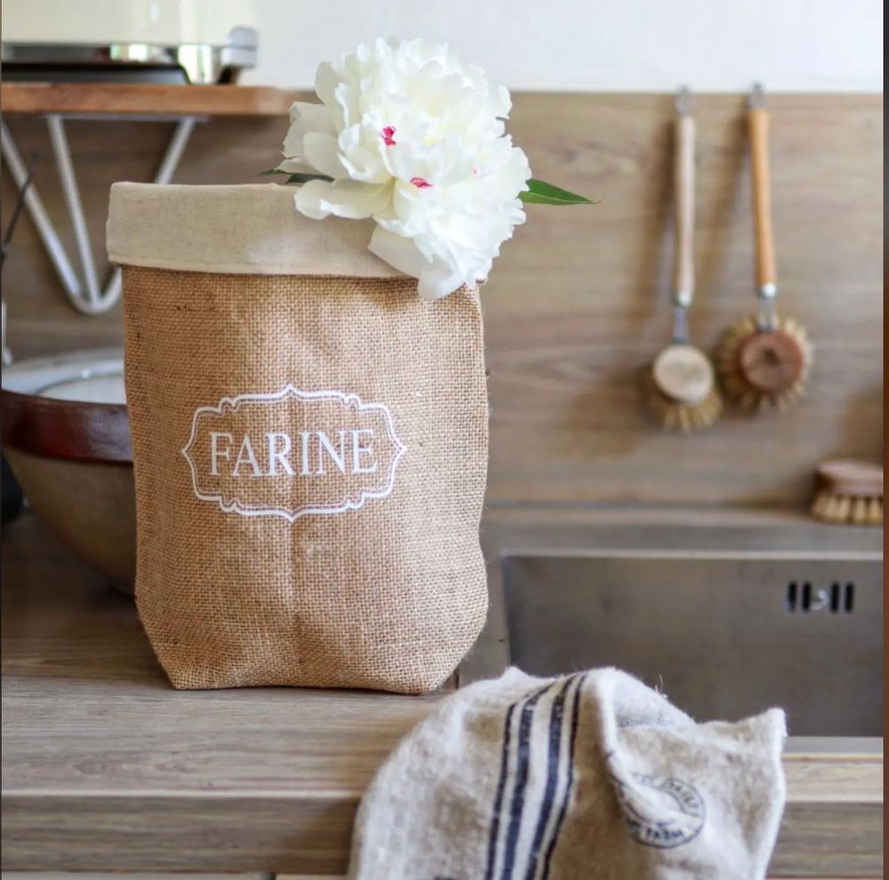Gifts - L'Épicerie -printed jute storage bags- - ATELIER COSTÀ