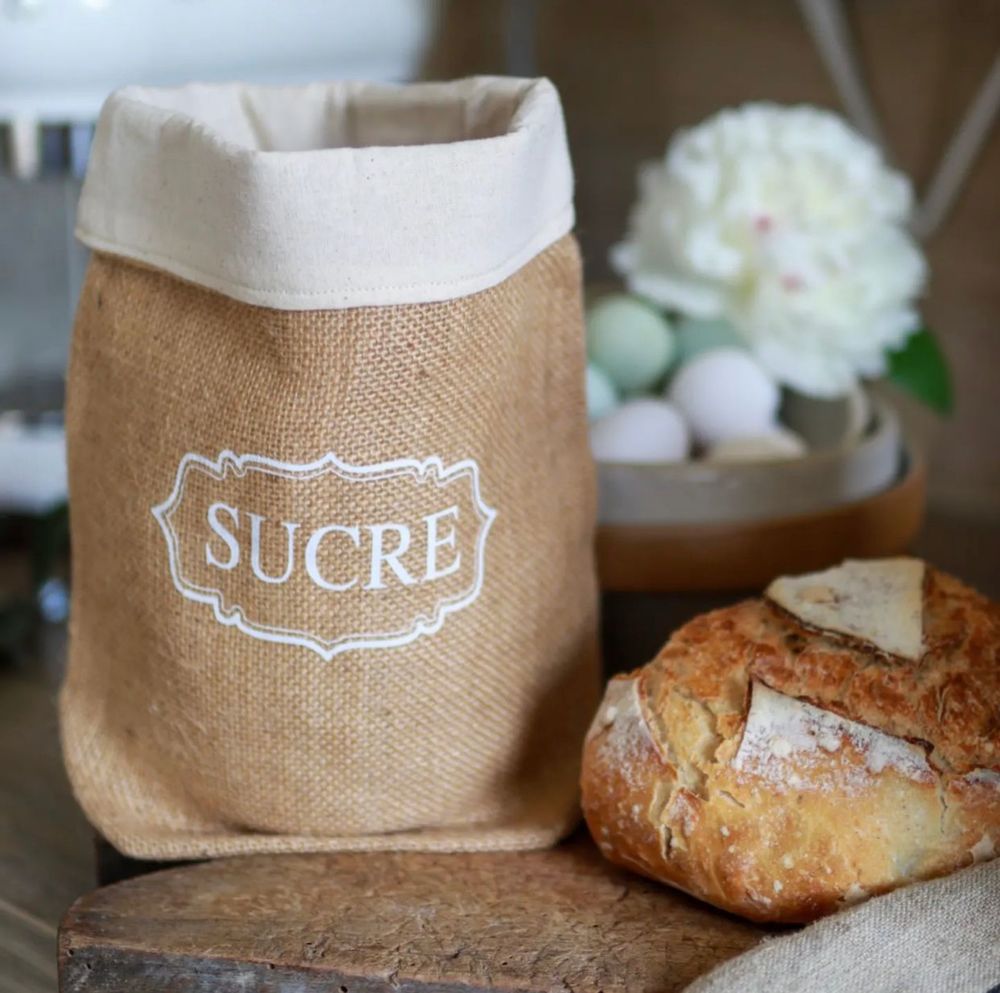 Gifts - L'Épicerie -printed jute storage bags- - ATELIER COSTÀ