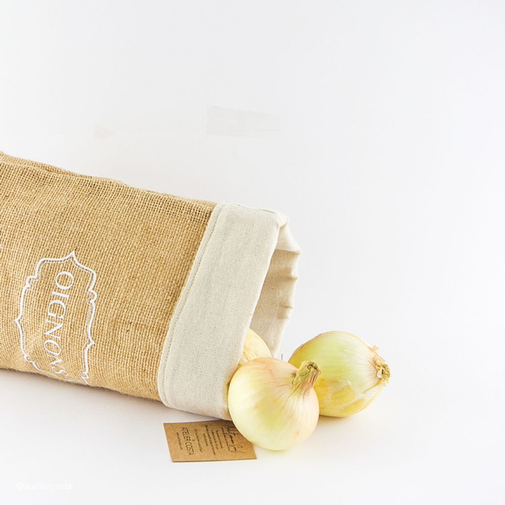Gifts - L'Épicerie -printed jute storage bags- - ATELIER COSTÀ