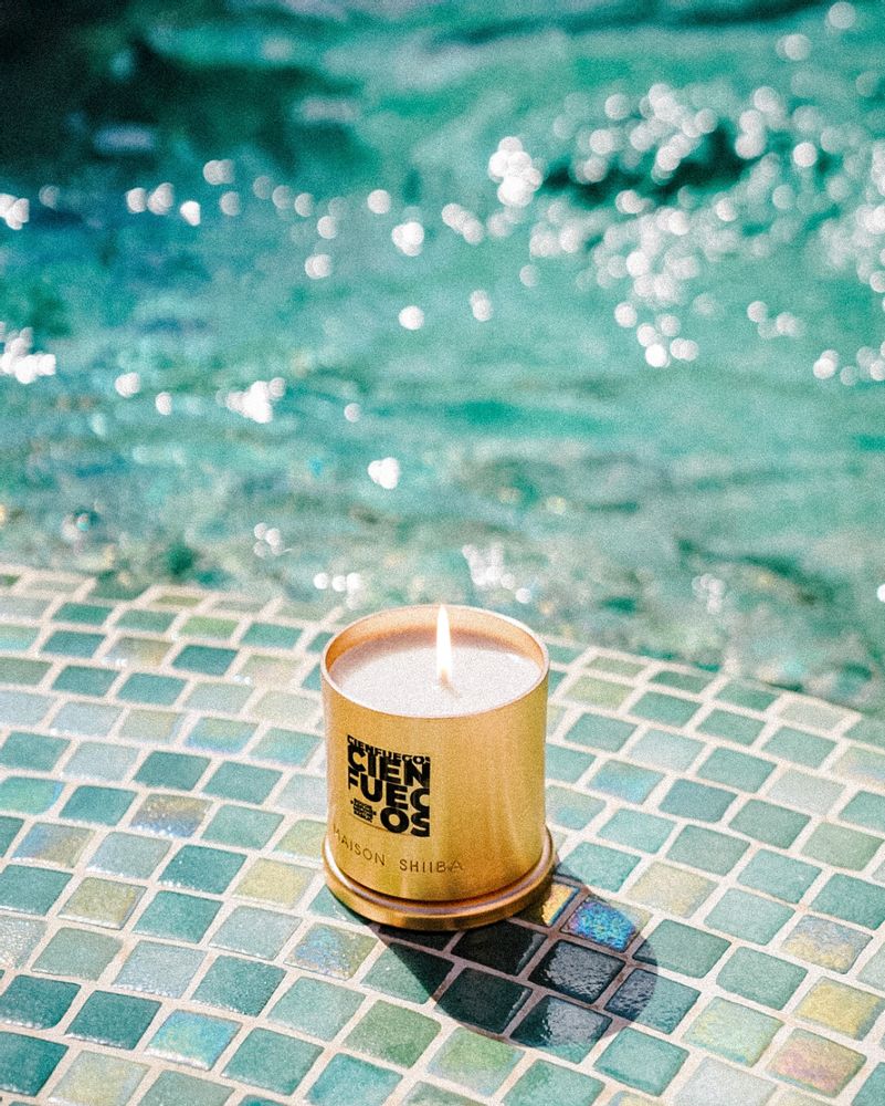 Customizable objects - Engraved Message Candle | Cienfuegos |Scent Mint Basil | 190 gr - MAISON SHIIBA