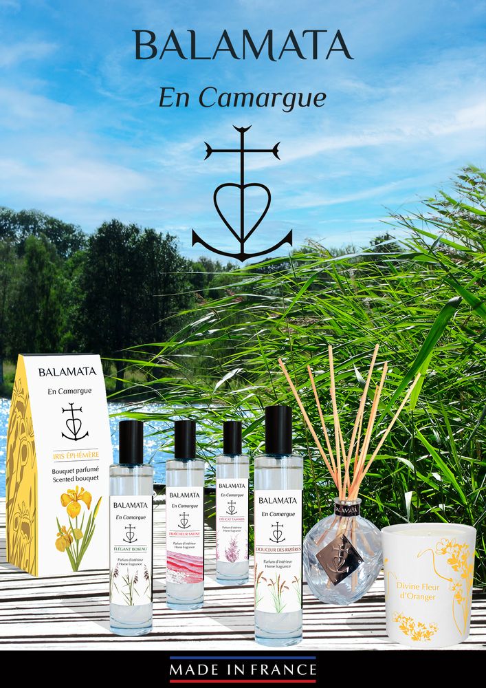 Objets de décoration - Parfum d'intérieur Balamata en Camargue - BALAMATA PARFUMS D'INTÉRIEUR