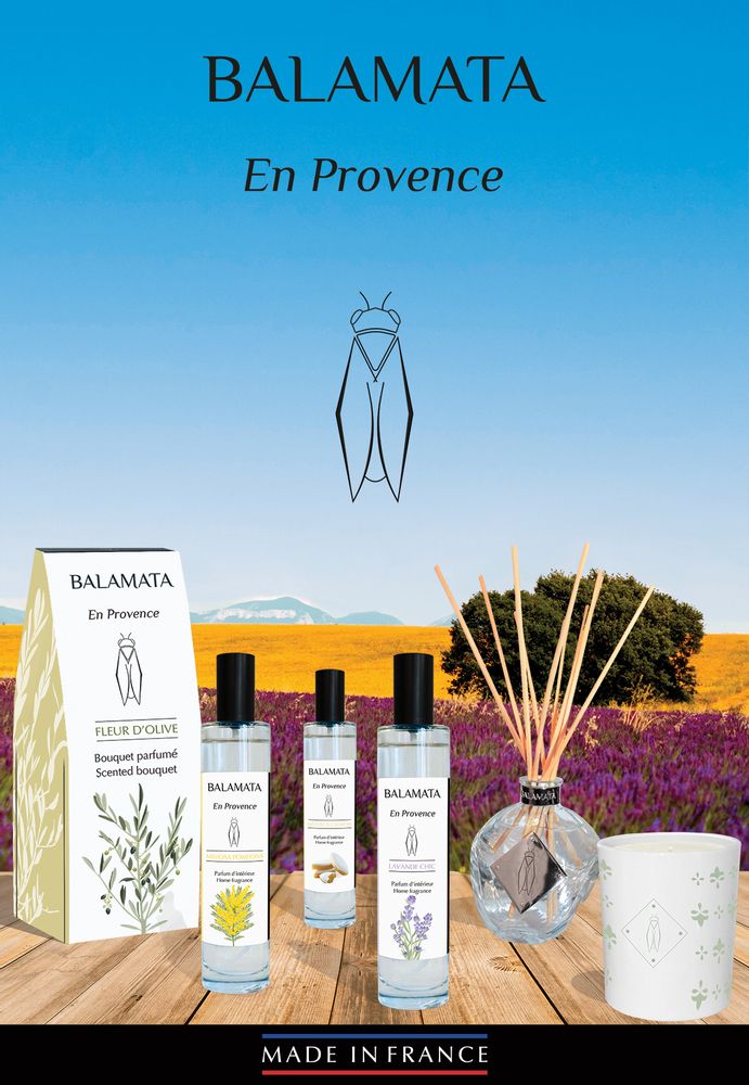 Objets de décoration - Parfum d'intérieur Balamata en Provence - BALAMATA PARFUMS D'INTÉRIEUR
