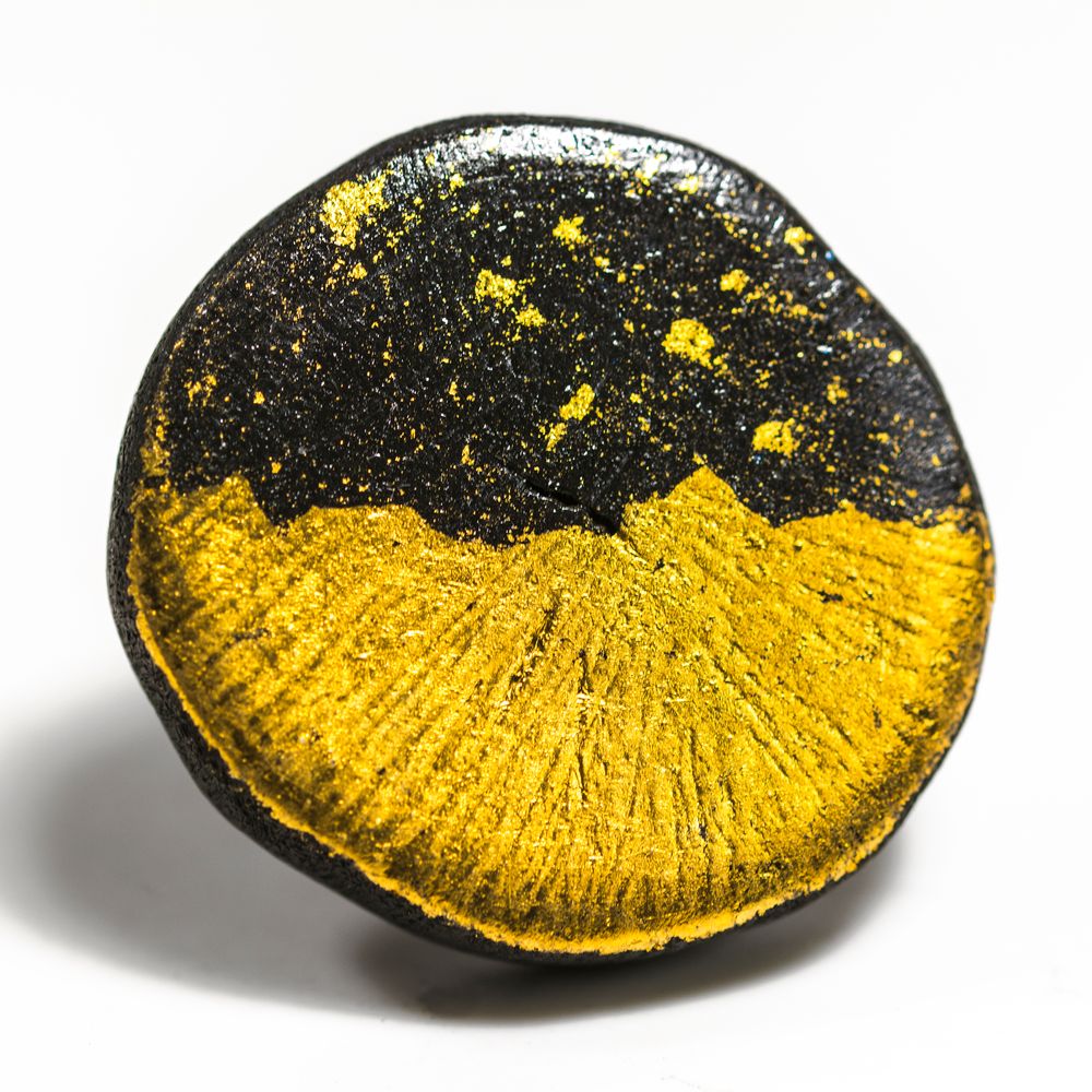 Bijoux - Bague KURO-KIN-PALLA-EDO-WA-HIRA - CHARCOAL ESKIMEÏT