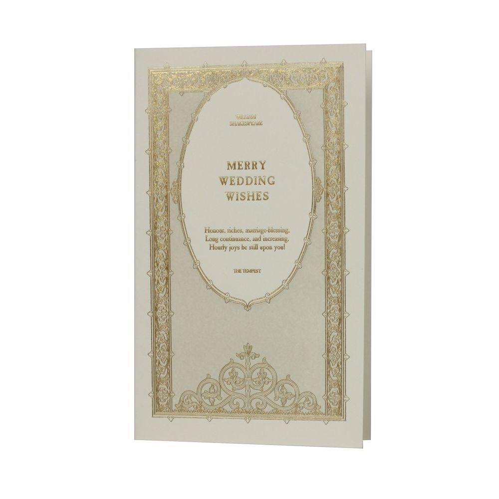 Stationery - English Literature Letterpress Greeting Card - OBLATION PAPERS AND PRESS