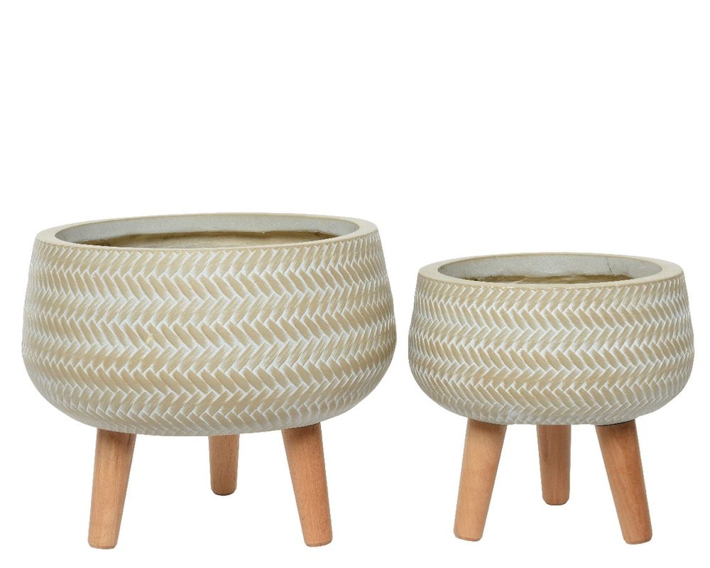 Accessoires de déco extérieure - ARDINIÈRE ALEX EN FIBRE D'ARGILE - PROFLOR