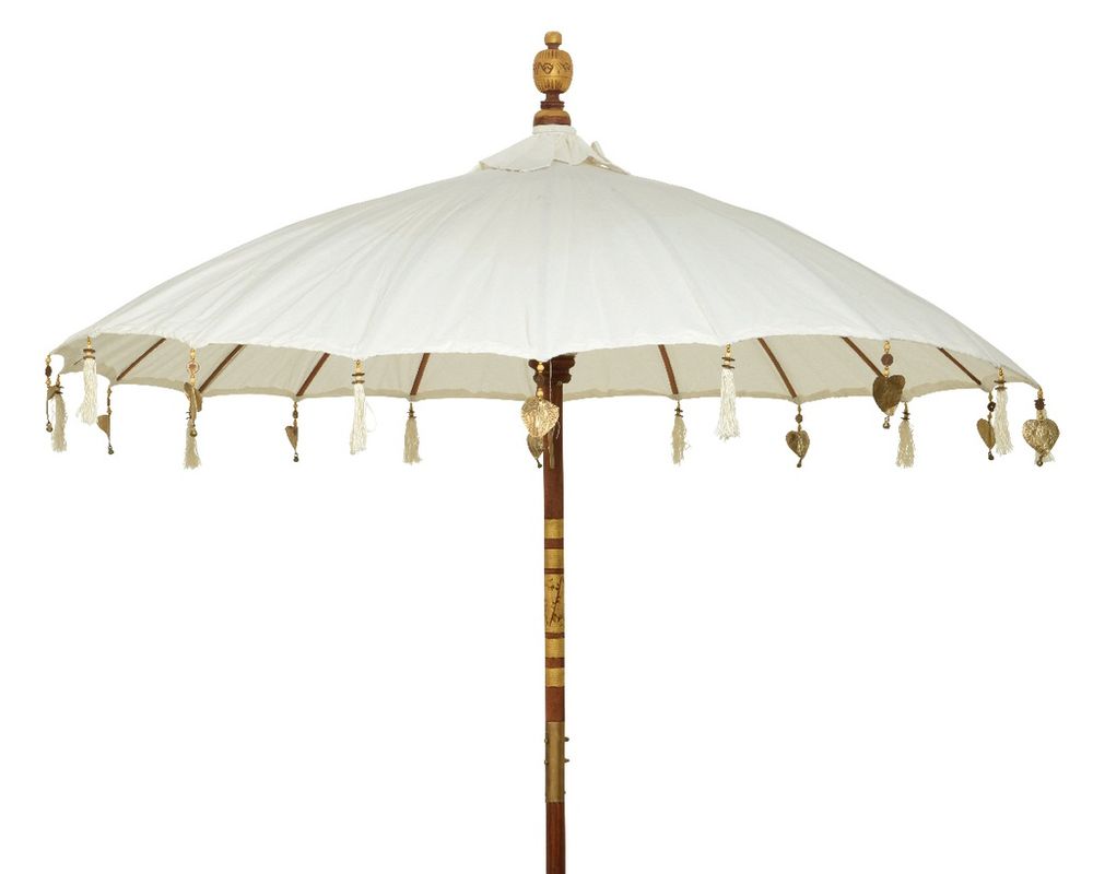 Sunshades - BEACH UMBRELLA COTTON DIA200-H230CM - PROFLOR