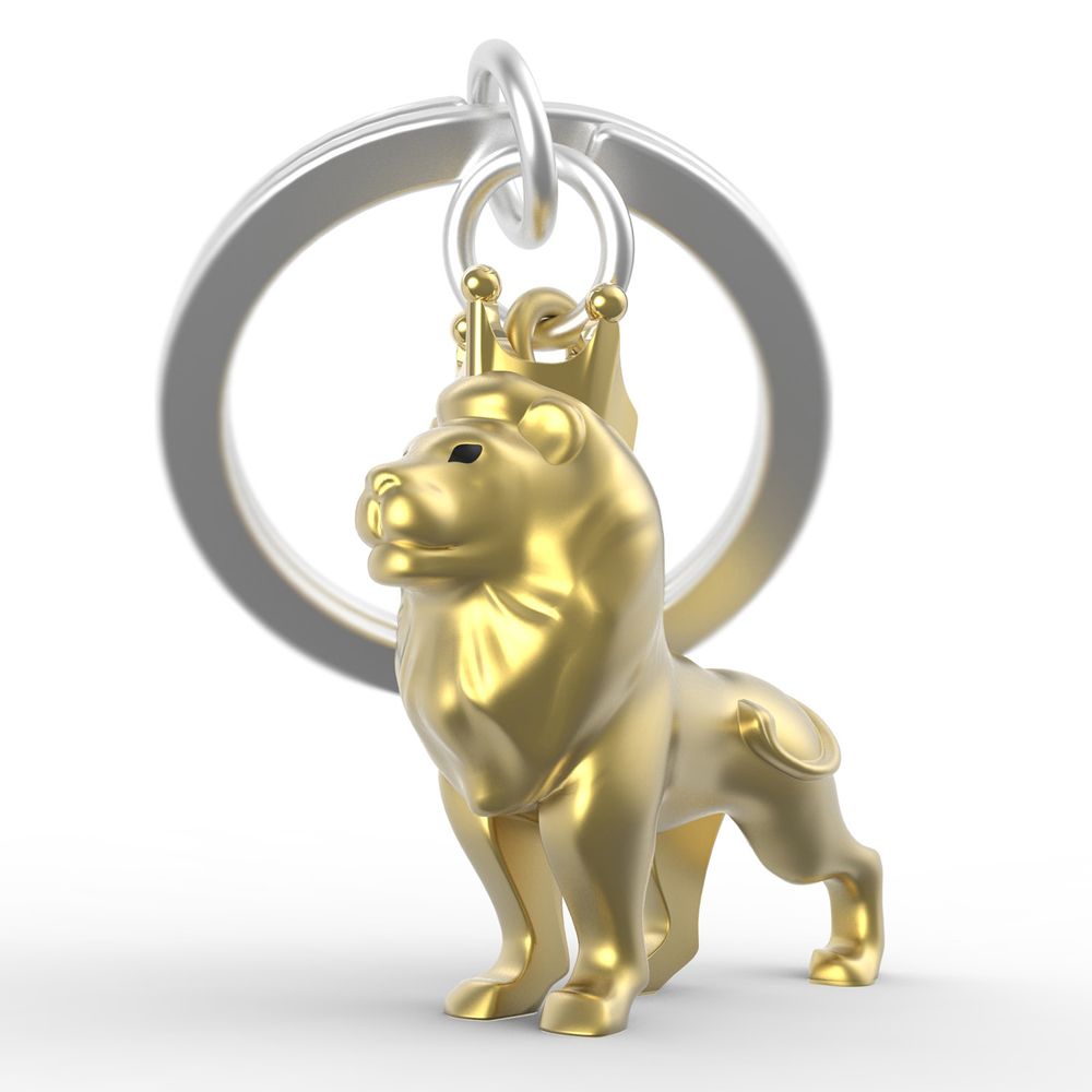Gifts - Lion and Crown Key Chain - METALMORPHOSE
