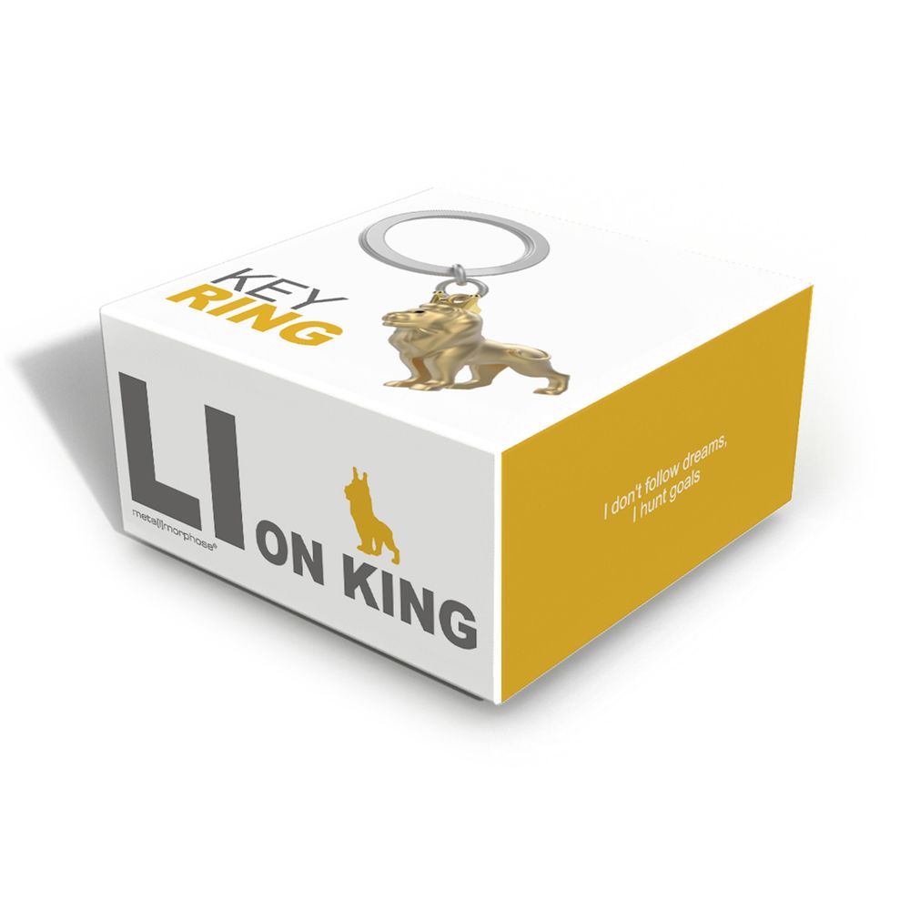 Gifts - Lion and Crown Key Chain - METALMORPHOSE
