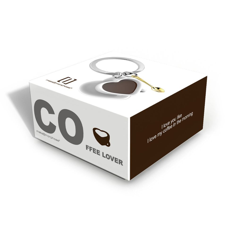 Cadeaux - Porte-clés Mug Love Coffee - METALMORPHOSE