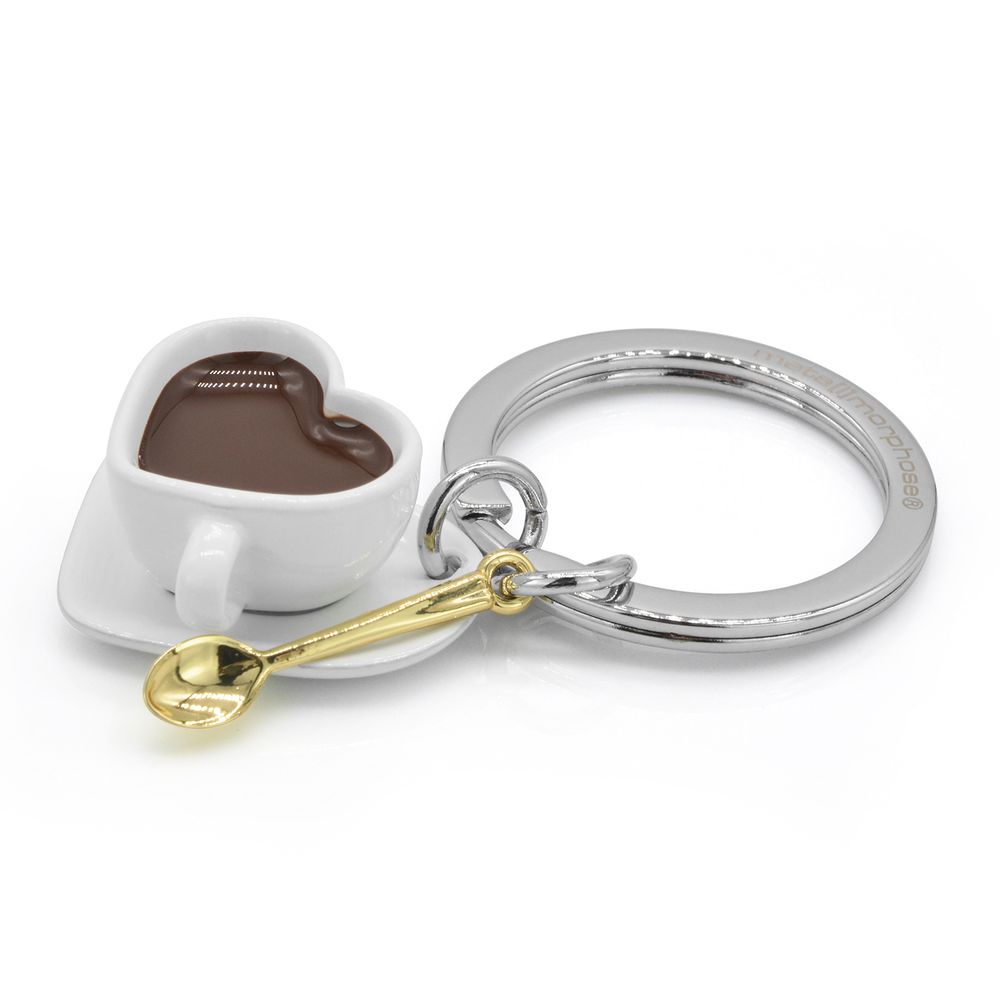 Cadeaux - Porte-clés Mug Love Coffee - METALMORPHOSE
