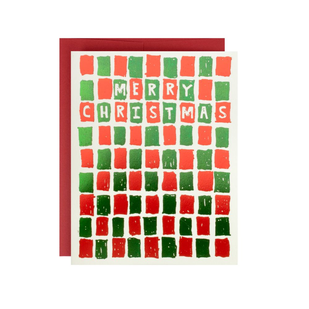 Stationery - Tile Foil Letterpress Greeting Card - OBLATION PAPERS AND PRESS