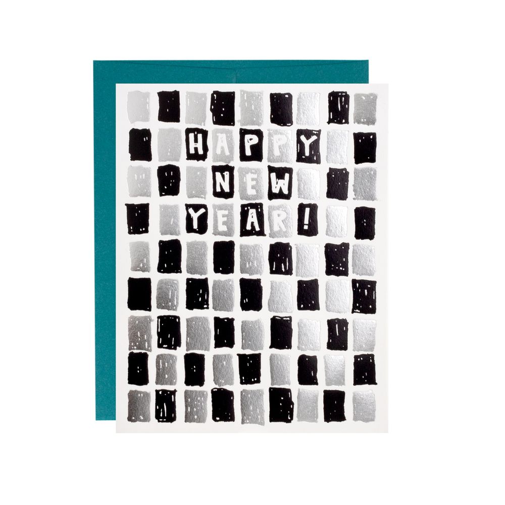 Stationery - Tile Foil Letterpress Greeting Card - OBLATION PAPERS AND PRESS