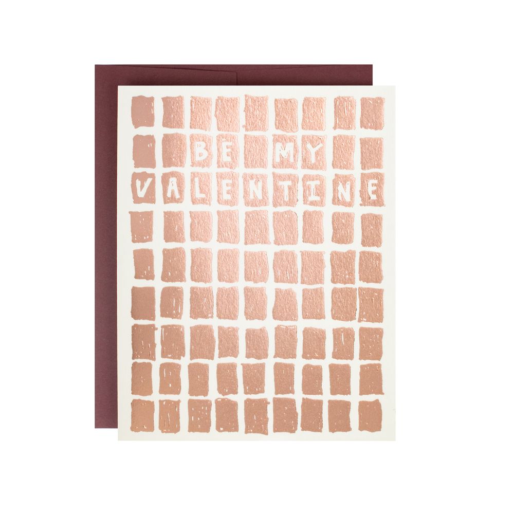 Stationery - Tile Foil Letterpress Greeting Card - OBLATION PAPERS AND PRESS