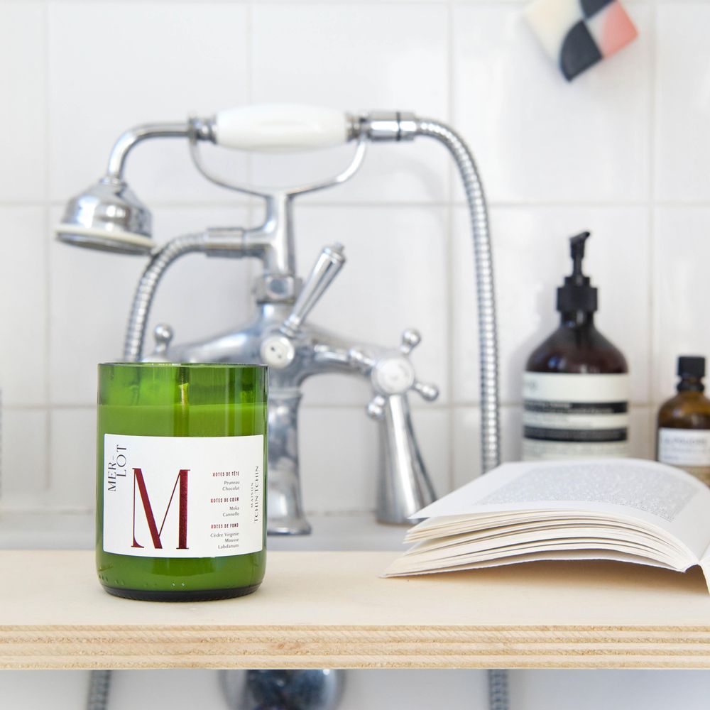 Decorative objects - Merlot Scented Candle - MAISON TCHIN TCHIN