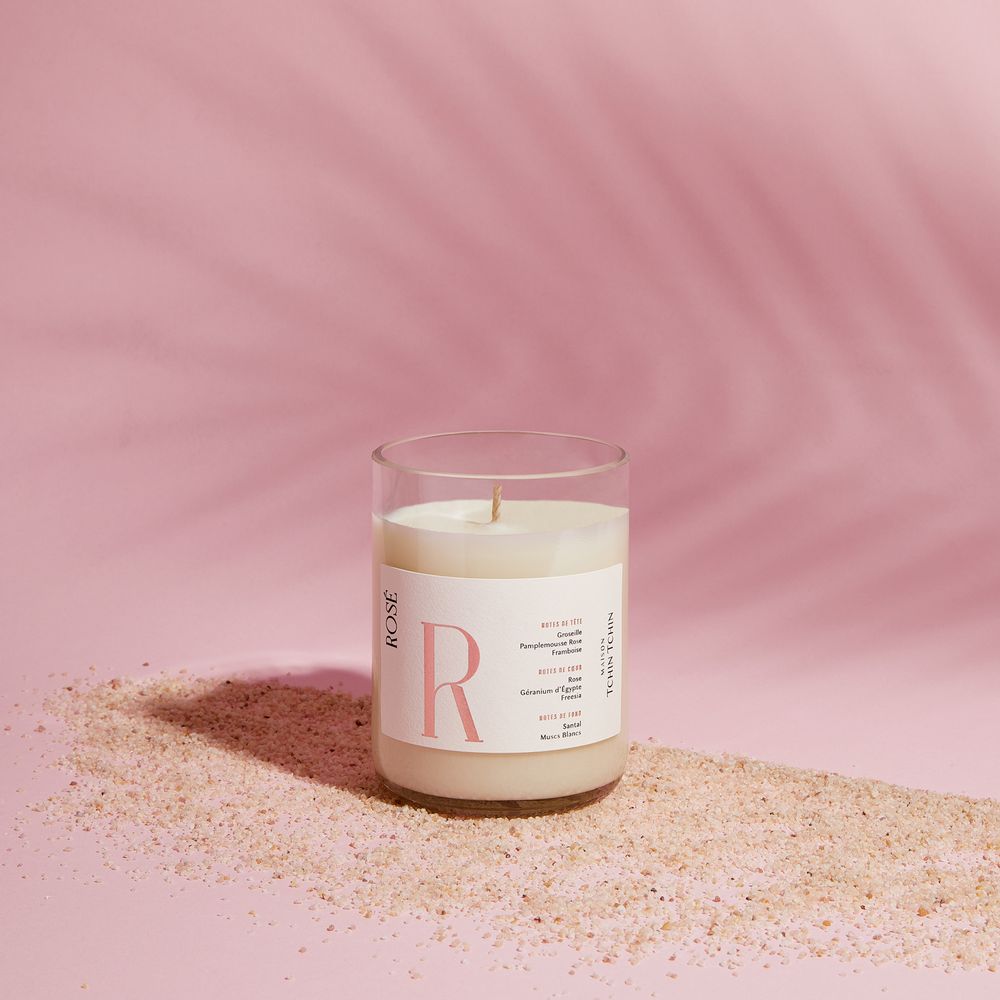 Decorative objects - Rosé Scented Candle - MAISON TCHIN TCHIN