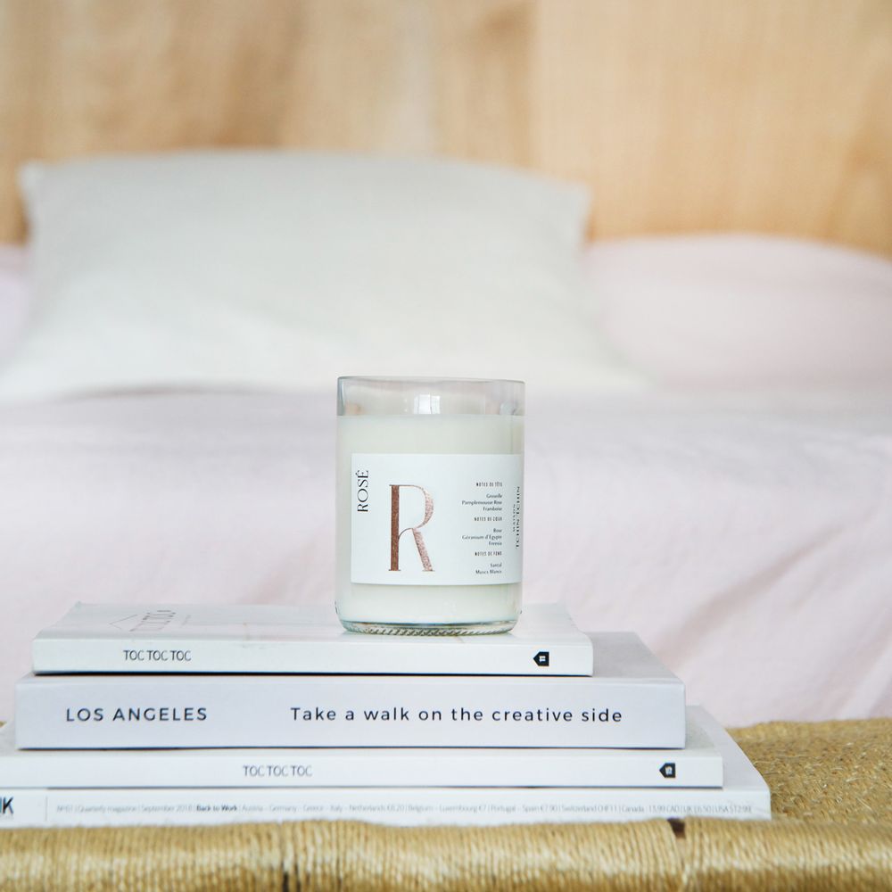 Decorative objects - Rosé Scented Candle - MAISON TCHIN TCHIN