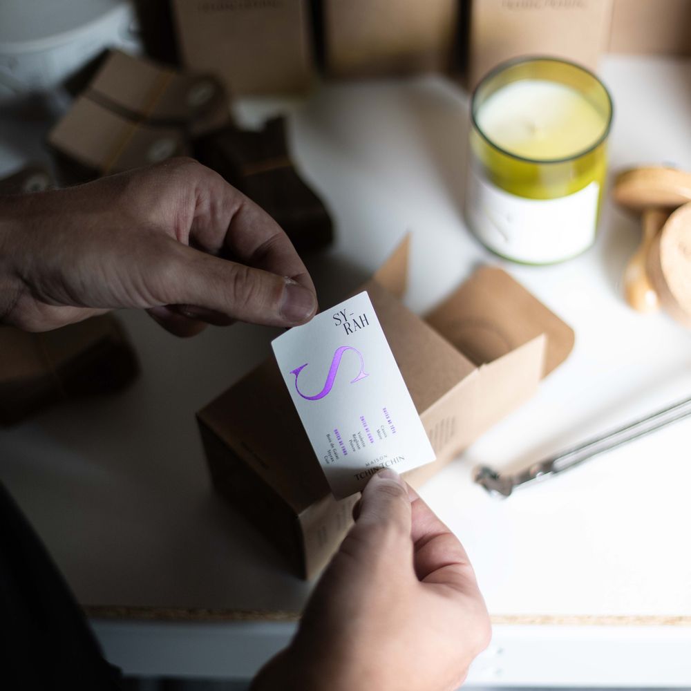 Objets de décoration - Bougie parfumée Syrah - MAISON TCHIN TCHIN