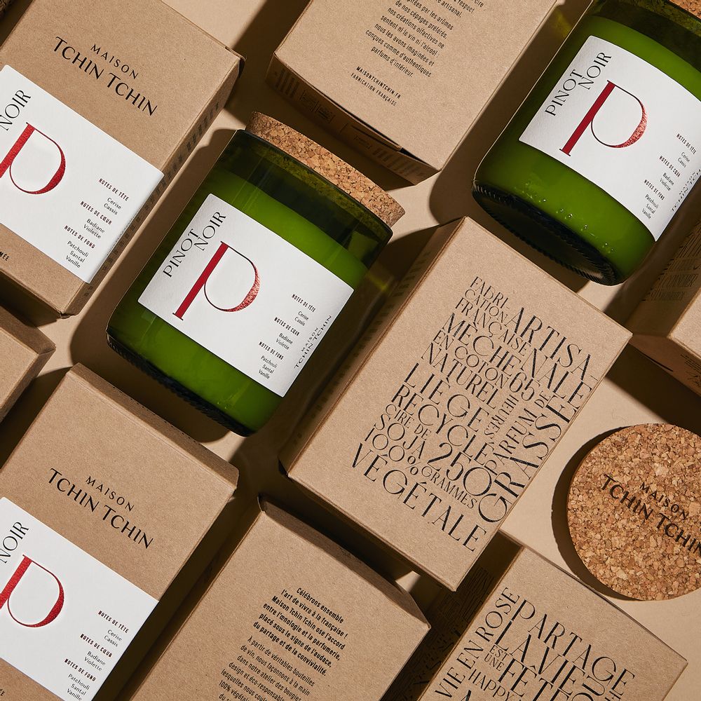 Gifts - Pinot Noir Scented Candle - MAISON TCHIN TCHIN