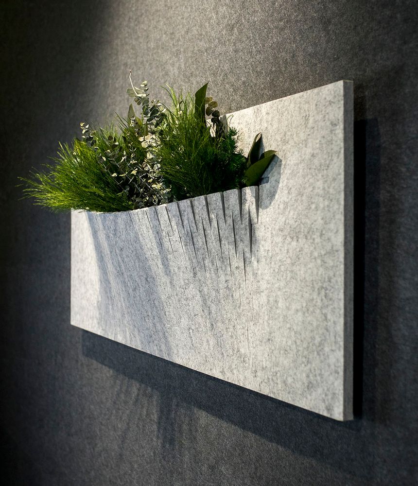 Wall panels - OTOGreen Wall Sound-absorbing and biophilic panels - GREENAREA