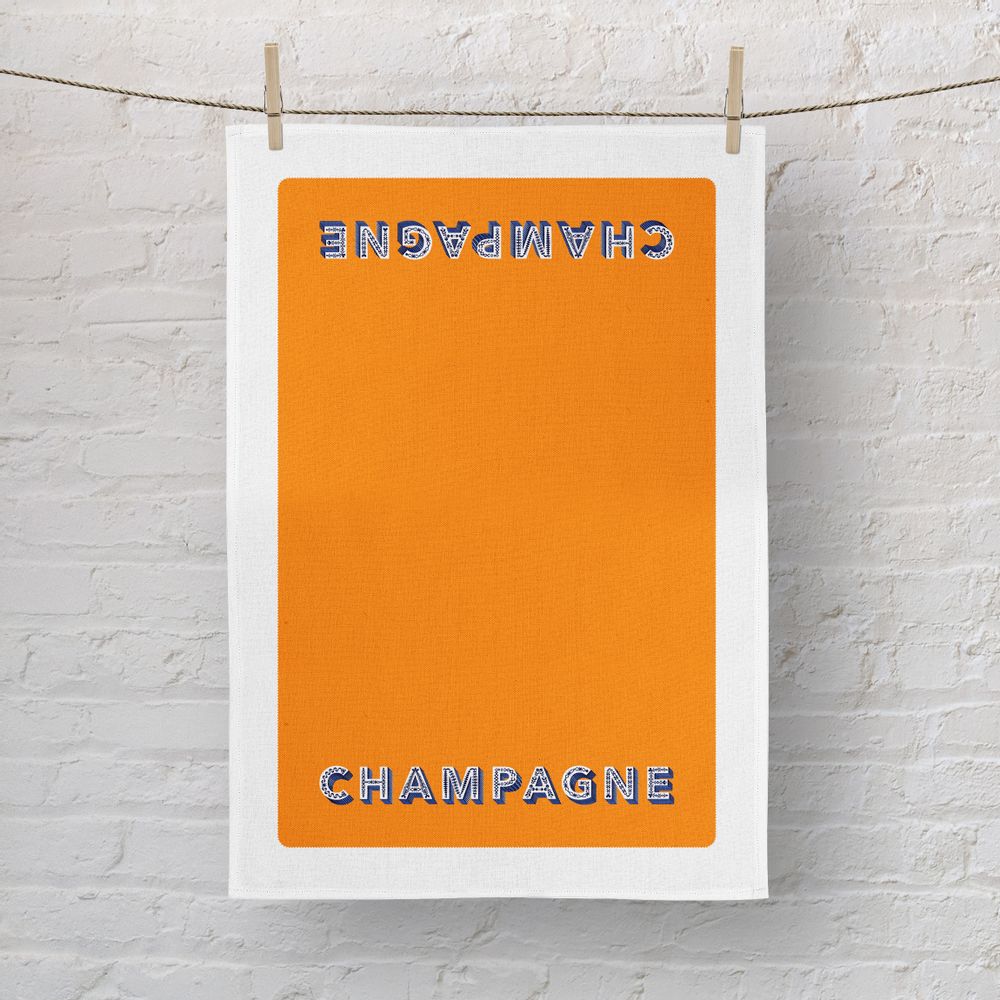 Tea towel - Tea towel - Champagne - trays - JAMIDA OF SWEDEN