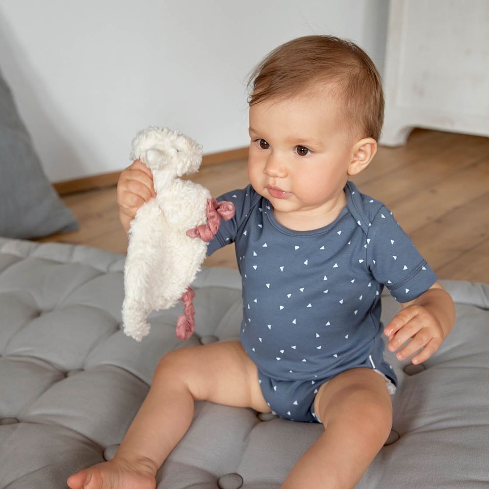 Soft toy - LÄSSIG Activity Toy Blanket & Knitted Baby Comforter GOTS Tiny Farmer - LASSIG GMBH