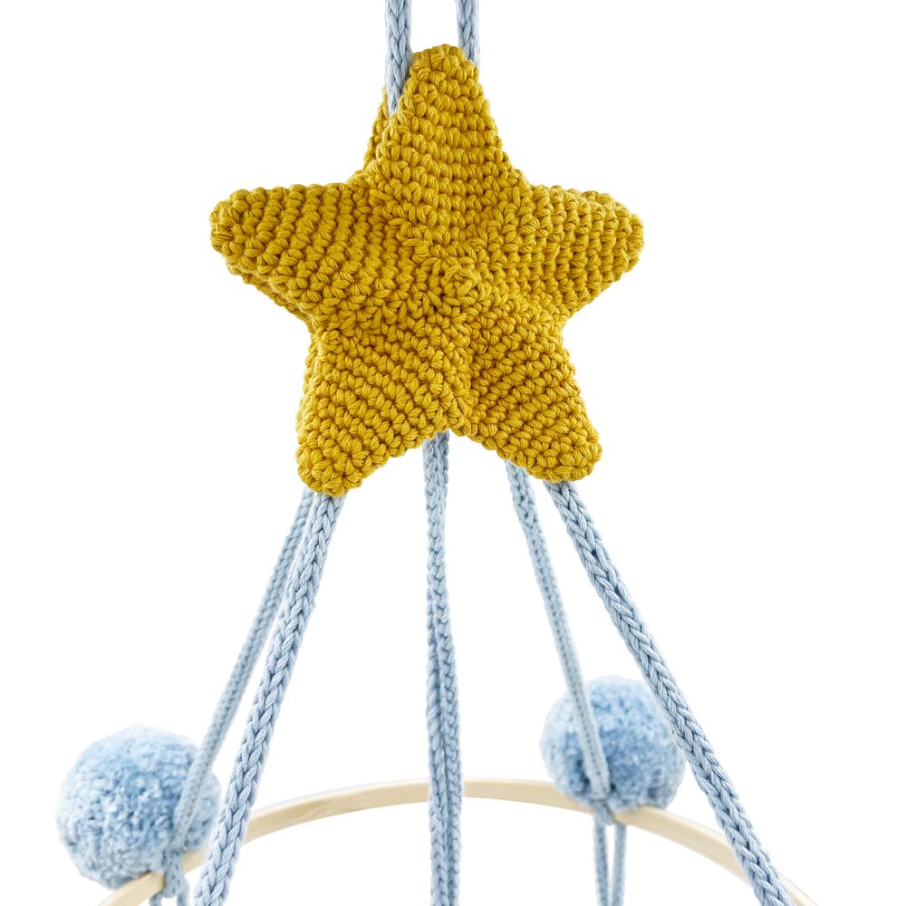 Objets de décoration - CIEL DE NUIT - MOBILE POUR BÉBÉ EN COTON BIO - MYUM - THE VEGGY TOYS