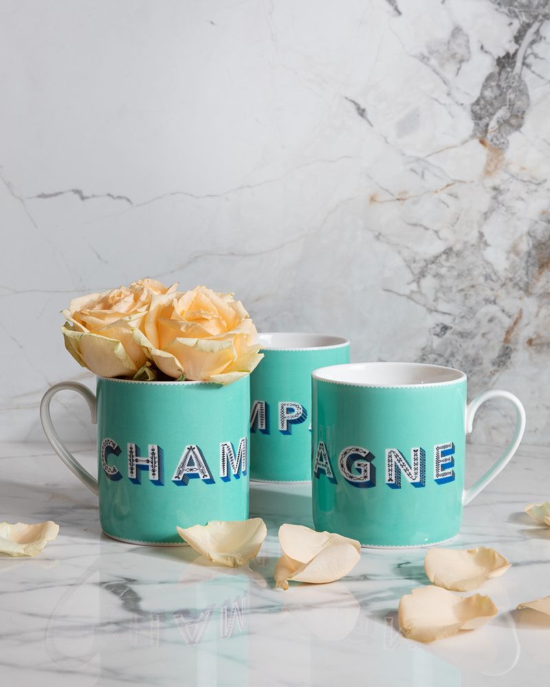 Trays - Mug - Fine Porcelain - Gin & tonic - JAMIDA OF SWEDEN