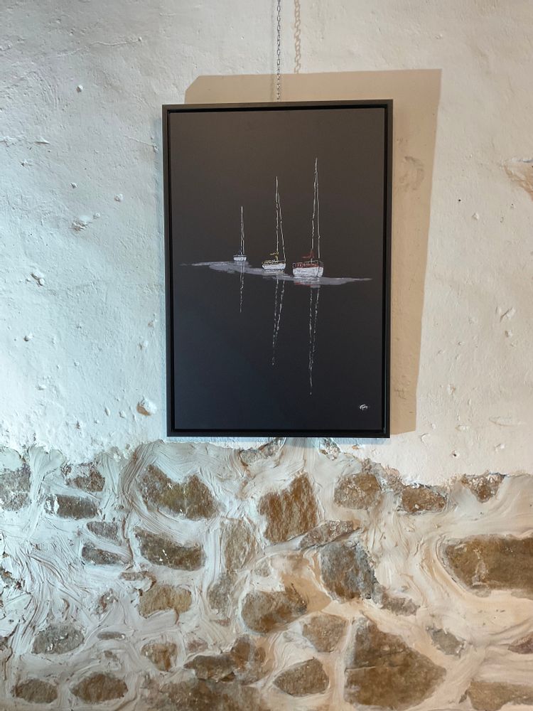 Tableaux - Tableaux Collection Bateaux (Zig zag et Verres illustres) - FTORCY