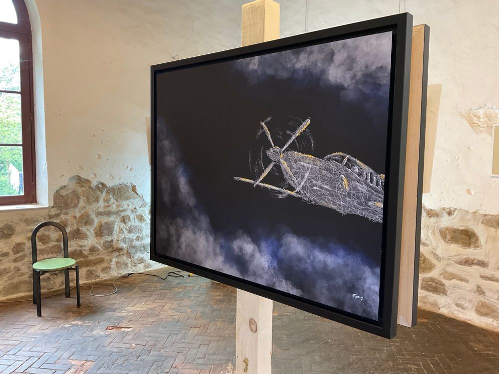 Paintings - Aviation Collection Paintings (Zig Zag and Illustrious Glasses) - FTORCY