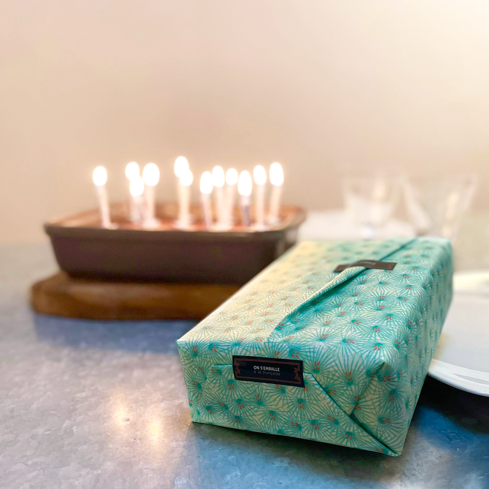 Other Christmas decorations - Gift wrap - Reusable Gift square - Small - ON S'EMBALLE À LA FRANÇAISE