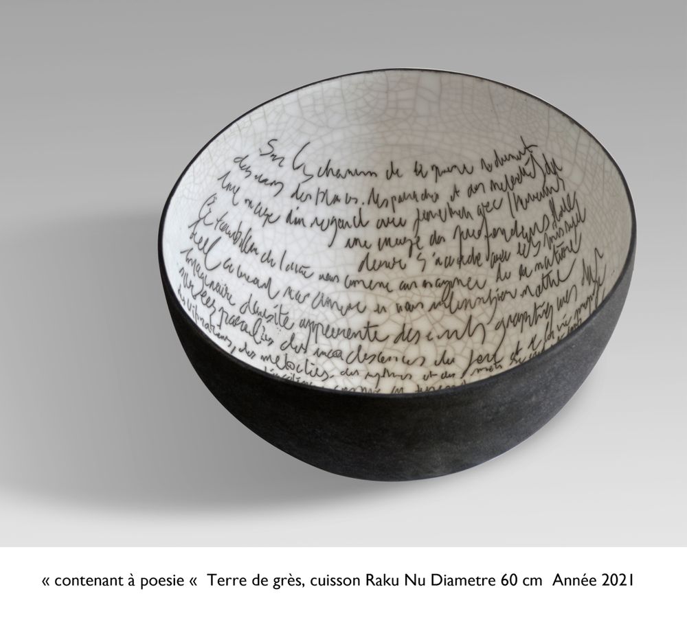 Unique pieces - Sculpture Earth - Poetry Container - Extra Large - KARINE DENIS